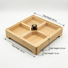 4 port dry fruit tray k-19