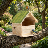 pine wood bird house D-12