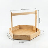 Hexagone Handle Basket P-13