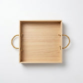 Tray-(Natural ) Square p-3