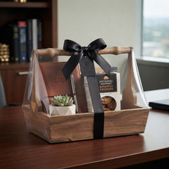 Wooden basket D-6