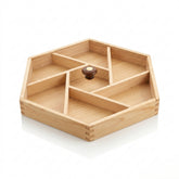 Hexagon Dry fruit Tray large k-07