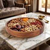 Round Tray (Mahogany) k-22