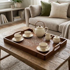 Printed wooden tray k-2
