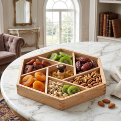 Wooden dry fruit try k-13
