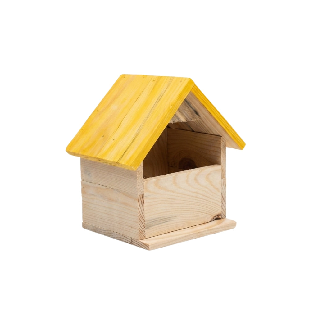 pine wood bird house D-12
