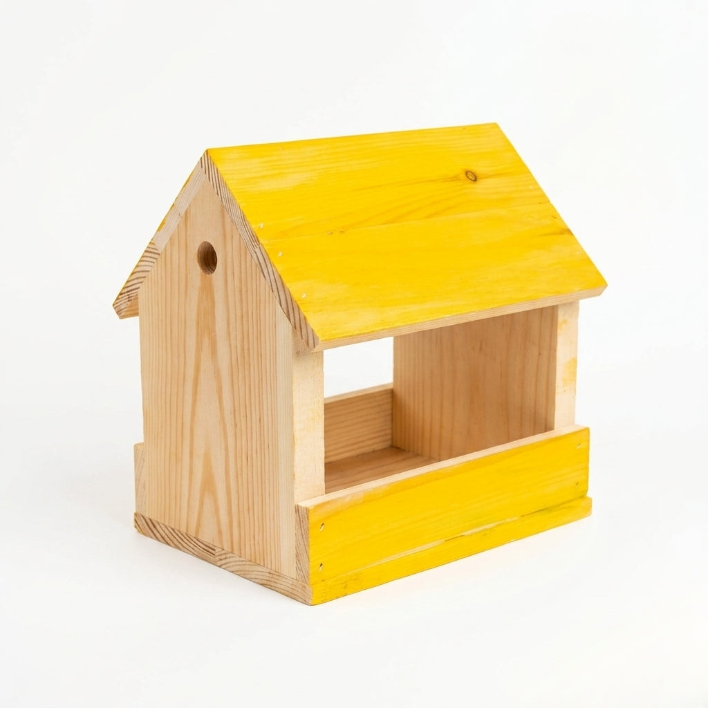 Pine Wood Bird House 🐦🌿