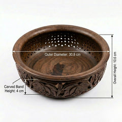 Wooden bowl D-15