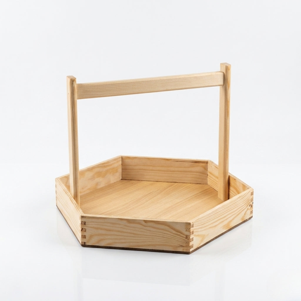 Hexagone Handle Basket P-13