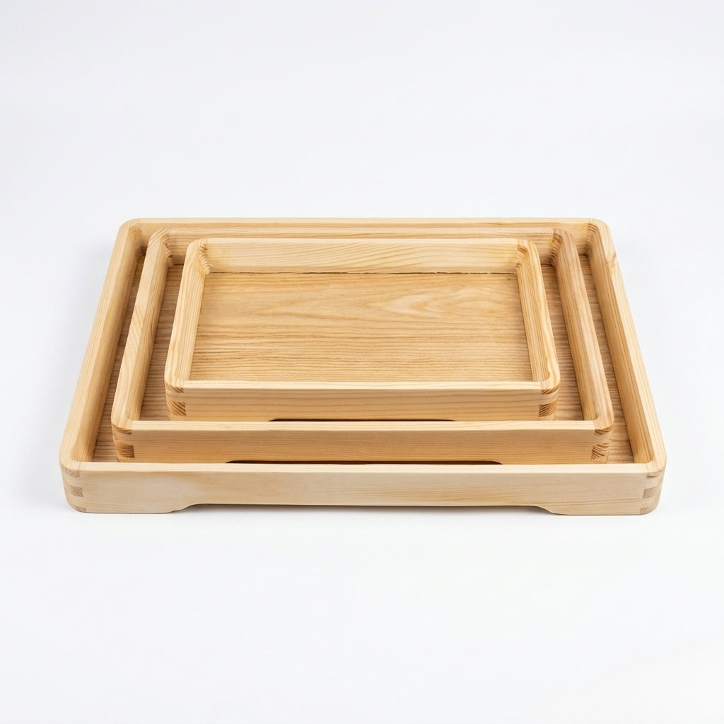 Tea tray pine k-1