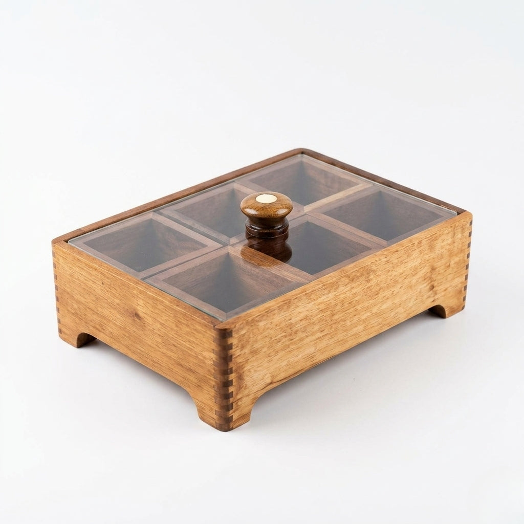 Wooden spice box k-18