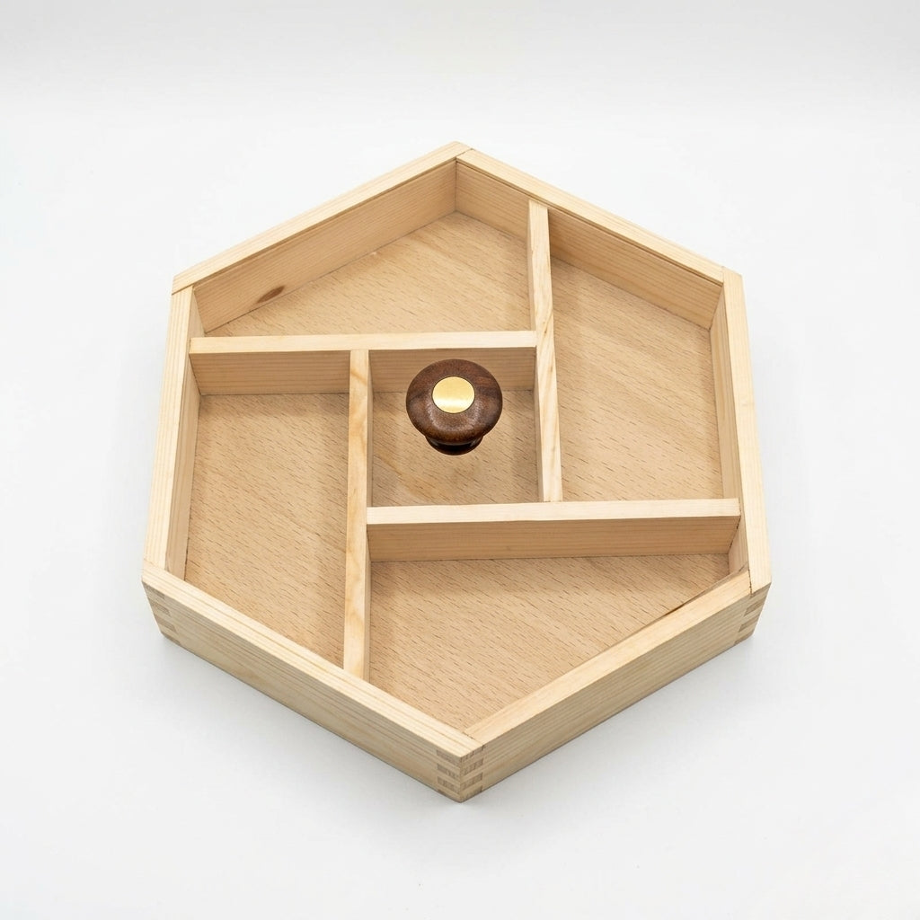 Wooden dry fruit tray k-13