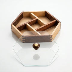 Wooden dry fruit tray k-13