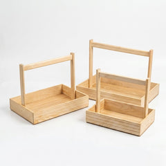 Handle Basket Rectangle p-8