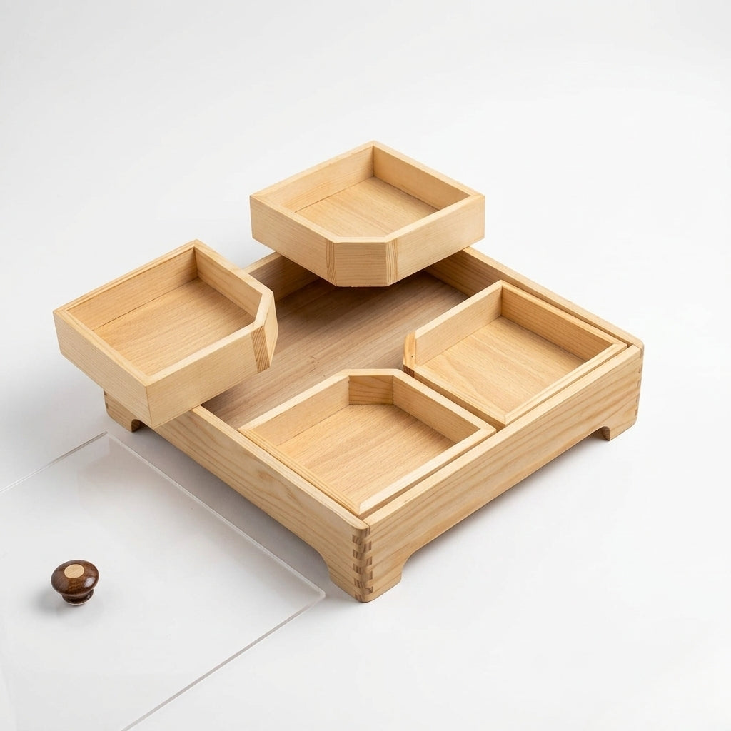 4 port dry fruit tray k-19