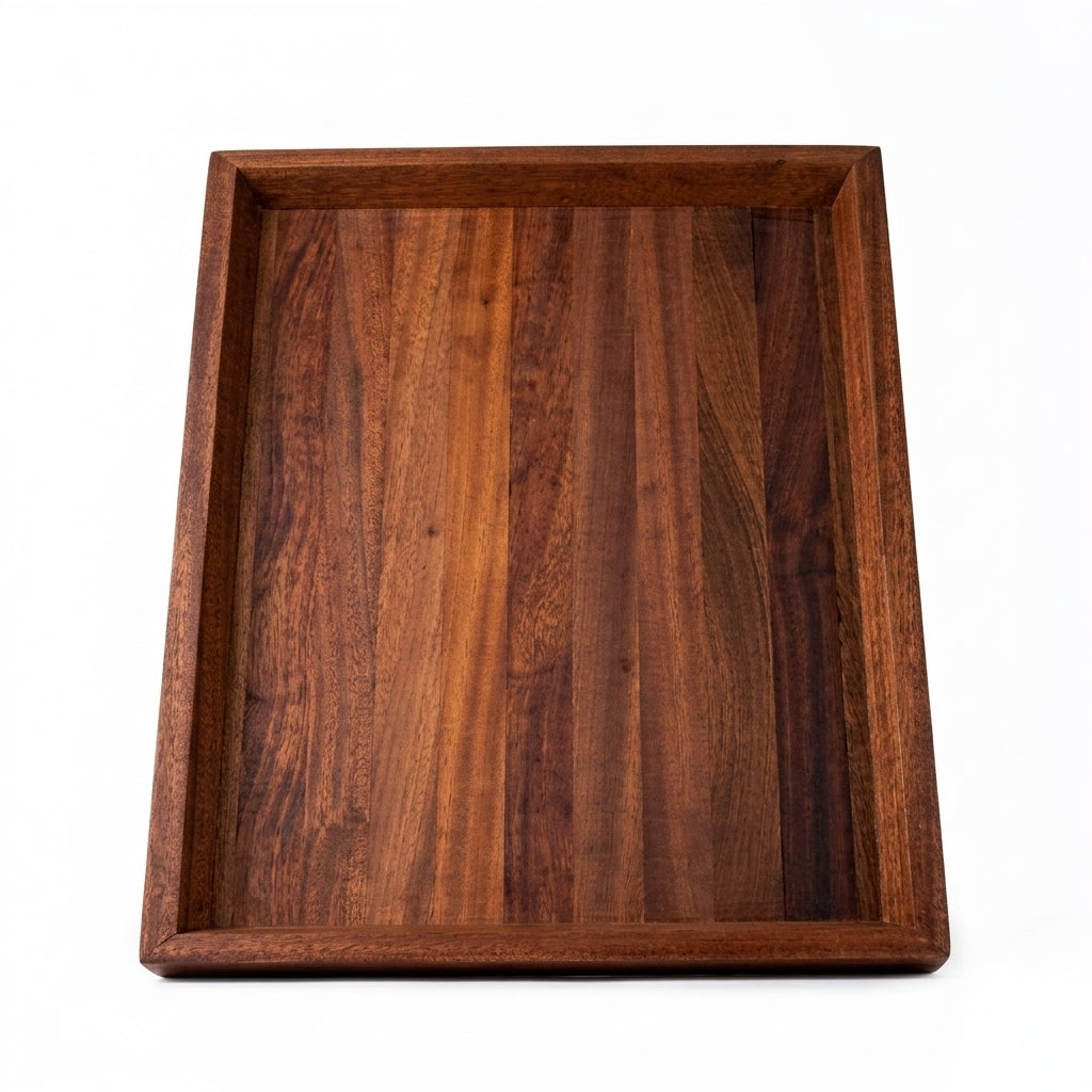 Mahogany wooden tray k-21
