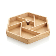 Hexagon Dry fruit Tray large k-07