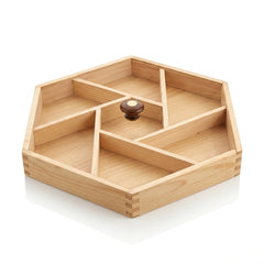 Wooden dry fruit try k-13