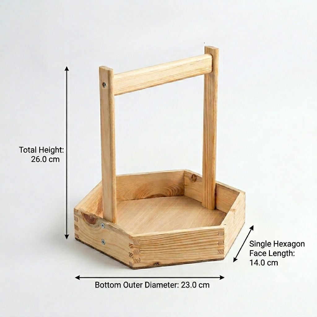 Hexagone basket P-33