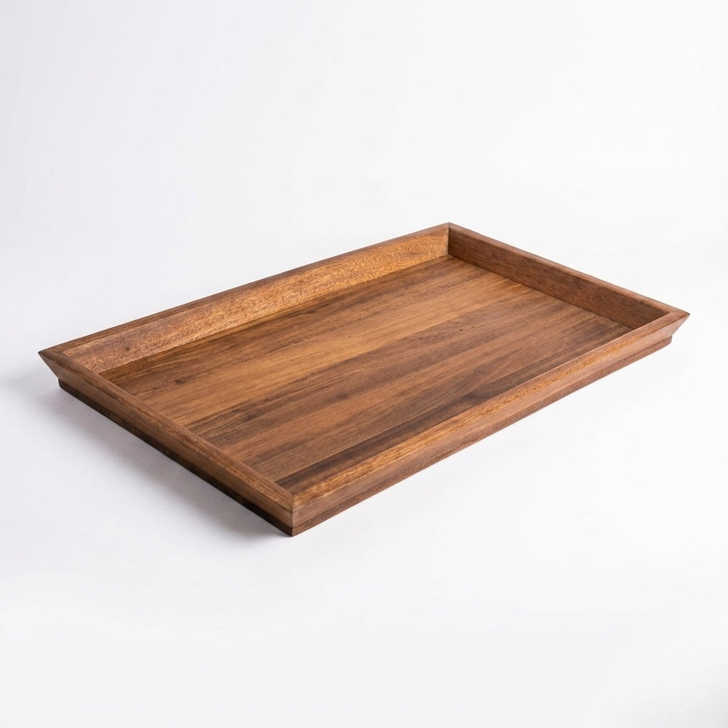 Mahogany wooden tray k-21