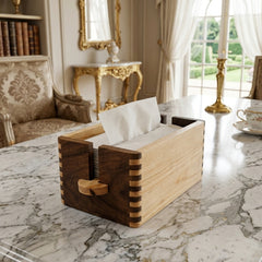 Wooden tissue box k-23