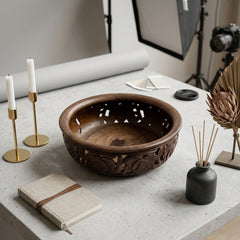 Wooden bowl D-15