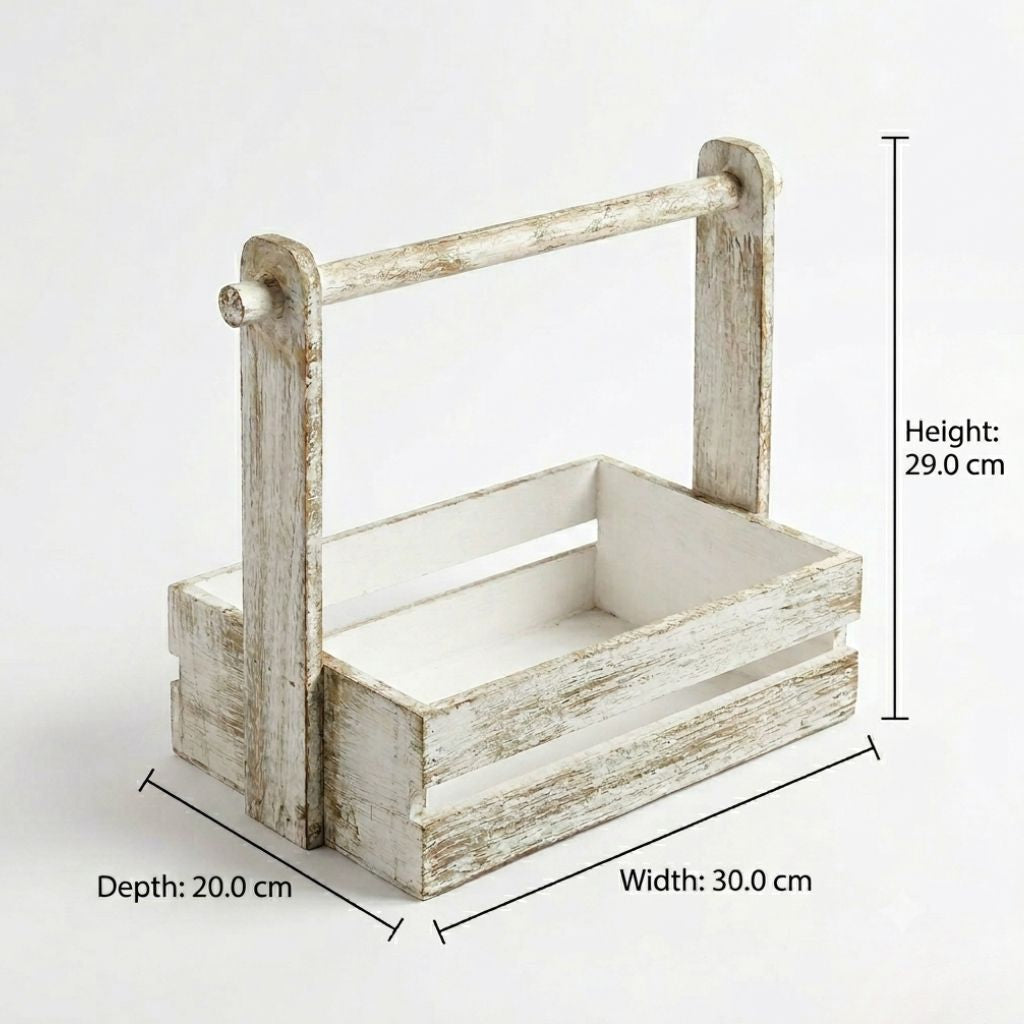 Wooden gift basket P-39