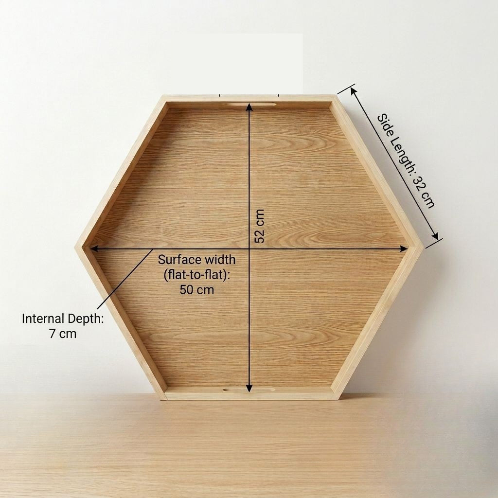 Large Hexagon Tray P-21